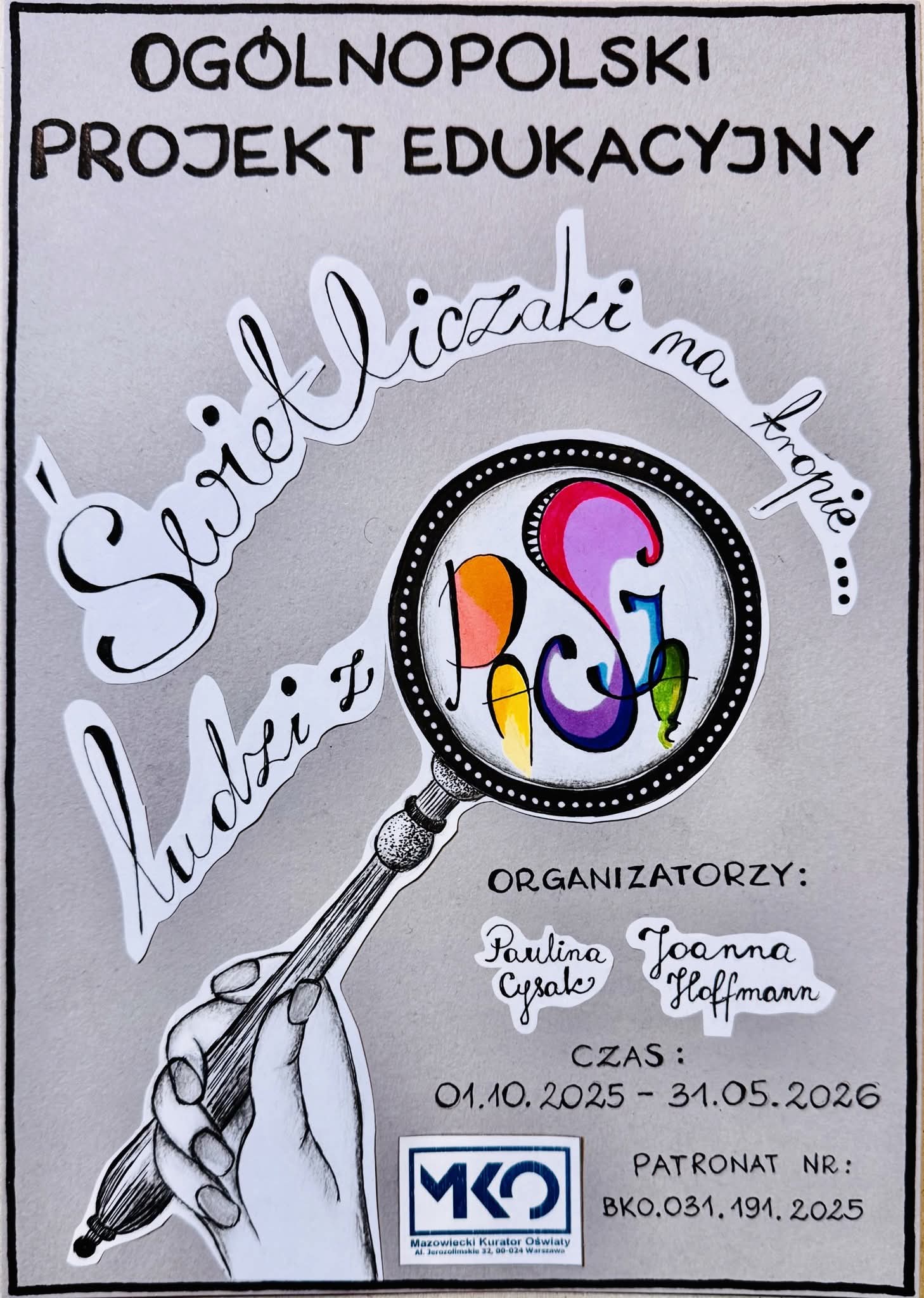 Obraz ukazujący projekt realizowany przez świetlicę szkolną w roku szkolnym 2025/2026.